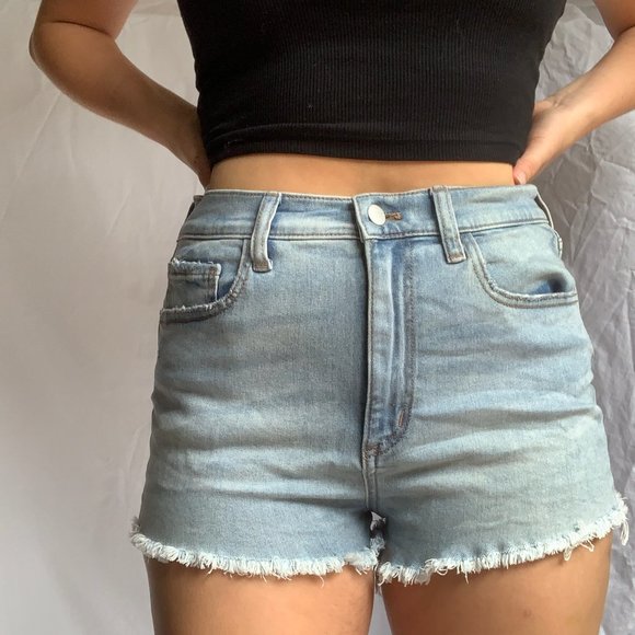 Victoria Secret Pink Denim cutoff shorts - Picture 1 of 4